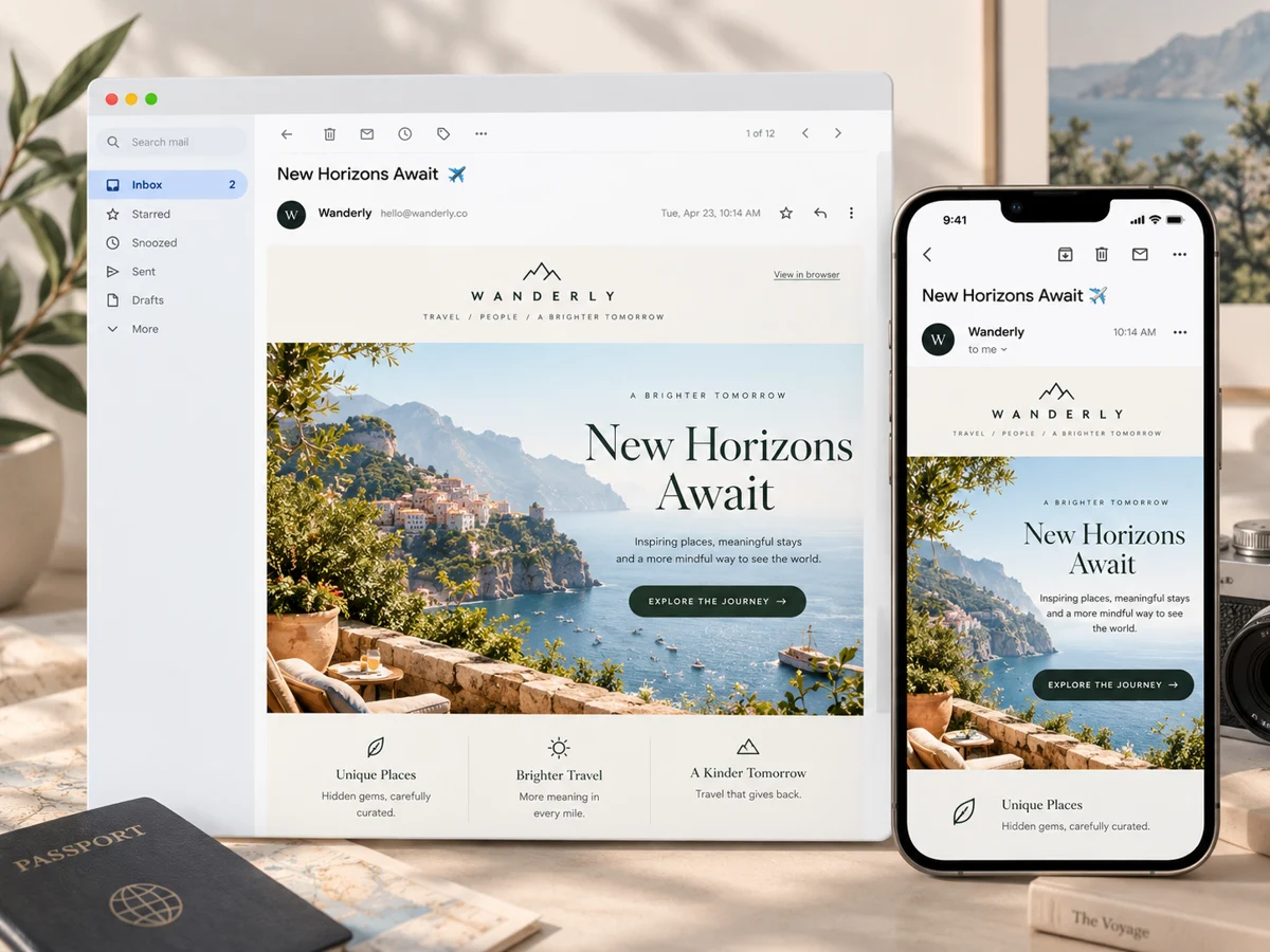 Email design concept 2