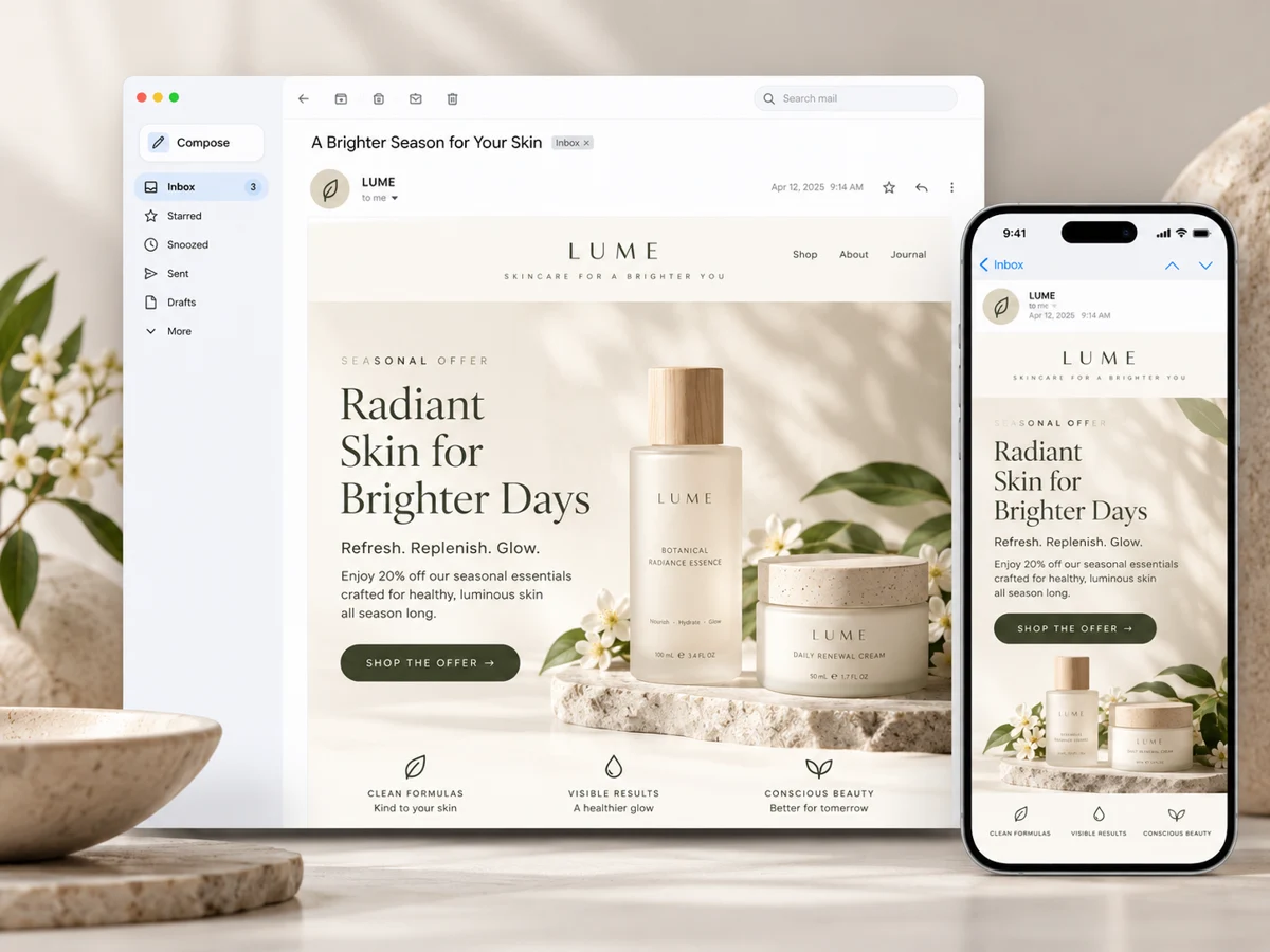 Email design concept 4