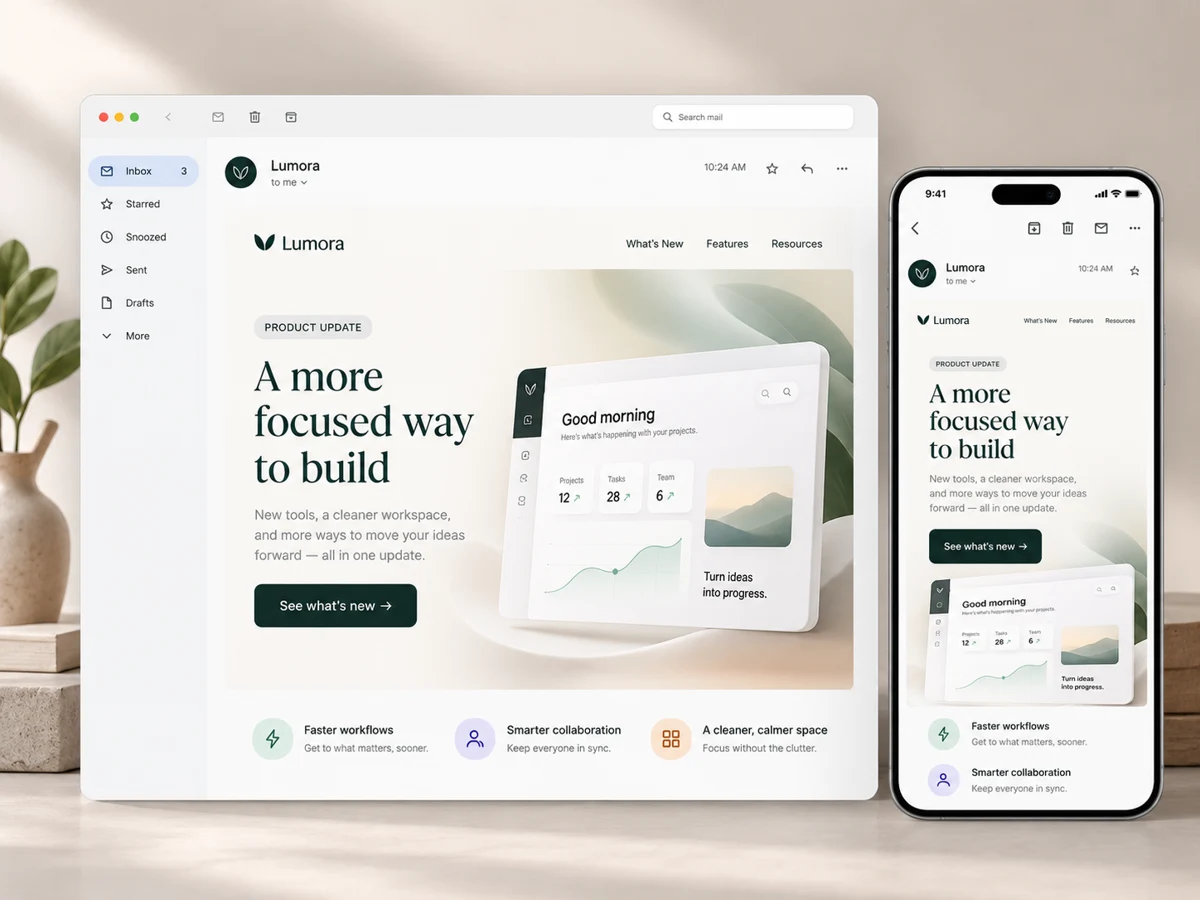 Email design concept 5