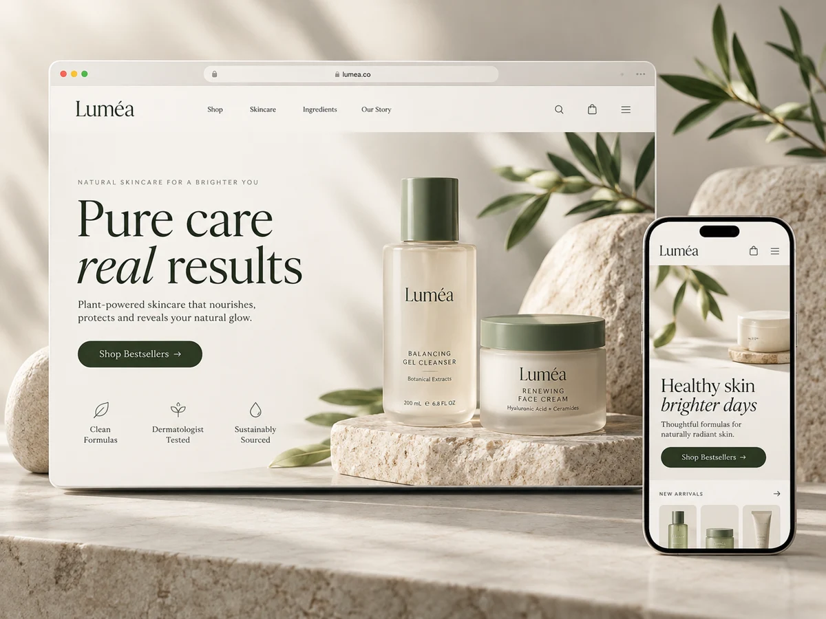 Website design concept 2