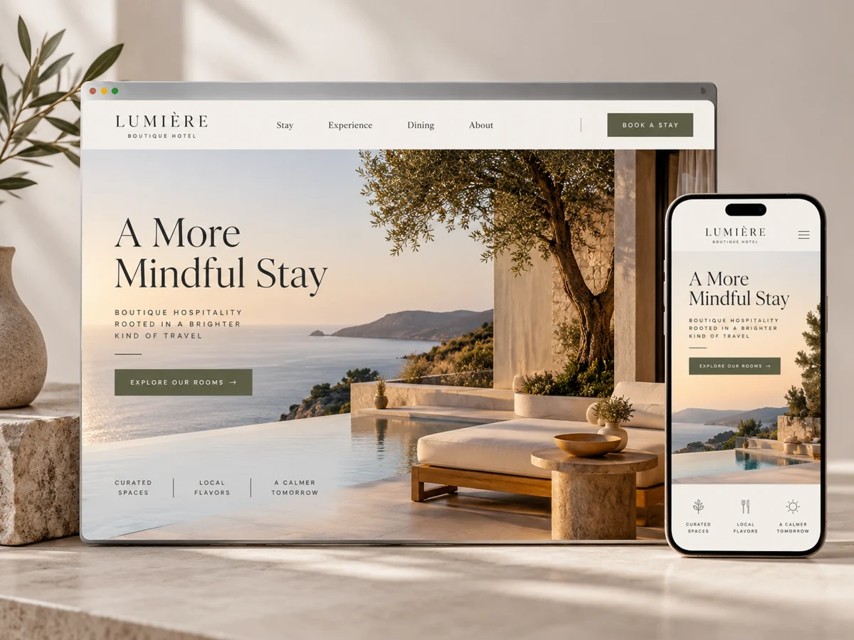 Website design concept 4
