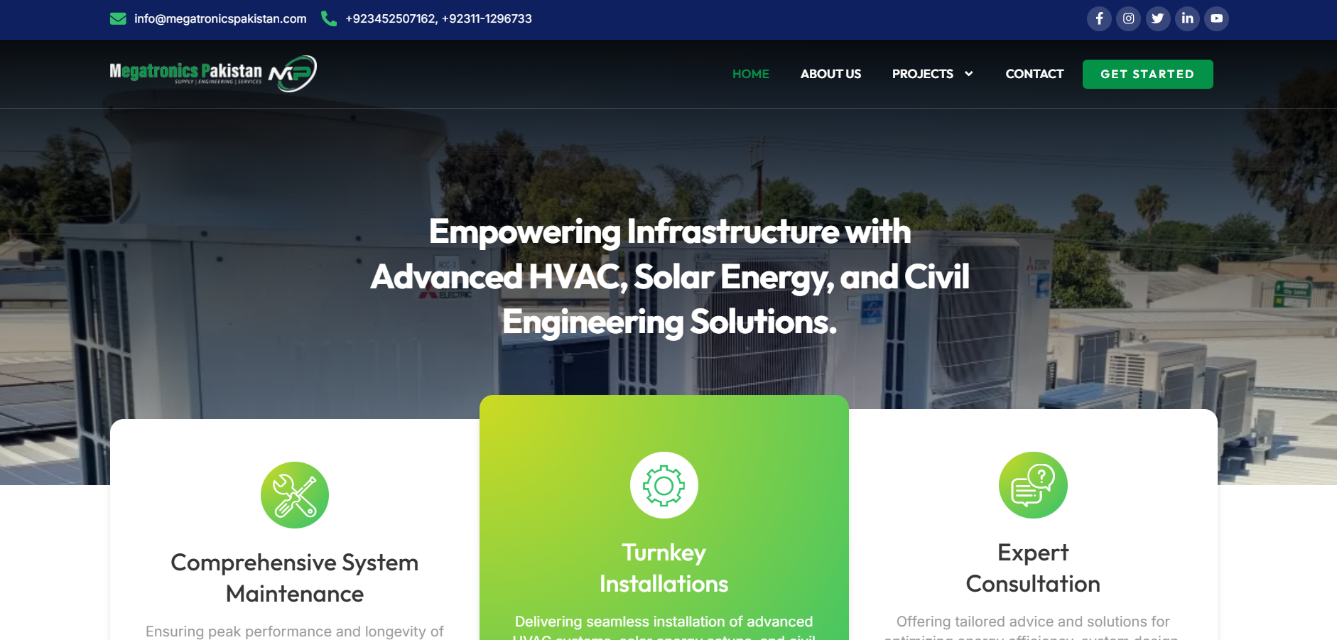 Business website design reference